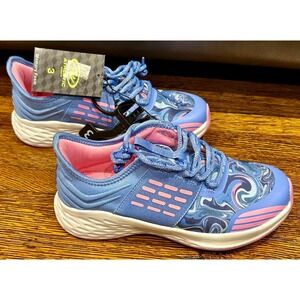 Athletic Works Running Sneakers - PINK & BLUE -  Girls SIZE 3 - NEW WITH TAGS!